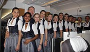 Lufthansa Trachten Crew eingekleidet von Angermaier (©Foto. Marikka-Laila Maisel
